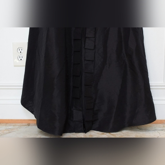 Badgley Mischka Black Strapless Floor Length Mermaid Gown Sz 10 Formal Prom Y2K - Picture 12 of 13